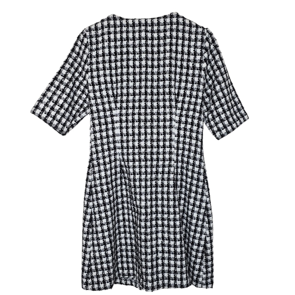 💖 Host Pick💖 Gabby Skye V-Neck Button-Front Tweed Mini Dress - Picture 11 of 11